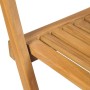 Taburetes plegables de bar de jardín 2 uds madera teca maciza en Sillas de jardín | Comprar online en Foro24