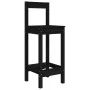 High stools 2 pcs solid black pine wood 40x41.5x112 cm by vidaXL, dining chairs - Ref: Foro24-822146, Price: 86,99 €, Discoun...