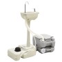 Toilet set with sink and portable water tank for camping by vidaXL, Camping and hiking - Ref: Foro24-3154906, Price: 346,56 €...