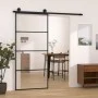 Sliding door with ESG aluminum glass hardware set 90x205 cm by vidaXL, Doors for the home - Ref: Foro24-3152148, Price: 273,5...