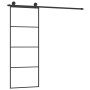 Schiebetür mit ESG-Aluminium-Glasbeschlagsatz 76x205 cm von vidaXL, Türen für zu Hause - Ref: Foro24-3152146, Preis: 205,28 €...