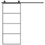 Sliding door with ESG aluminum glass hardware set 90x205 cm by vidaXL, Doors for the home - Ref: Foro24-3152148, Price: 273,5...