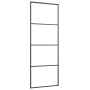Schiebetür mit ESG-Aluminium-Glasbeschlagsatz 76x205 cm von vidaXL, Türen für zu Hause - Ref: Foro24-3152146, Preis: 205,28 €...