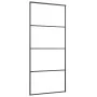Schiebetür mit ESG-Aluminium-Glasbeschlagsatz 90x205 cm von vidaXL, Türen für zu Hause - Ref: Foro24-3152148, Preis: 273,58 €...