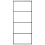 Sliding door with ESG aluminum glass hardware set 90x205 cm by vidaXL, Doors for the home - Ref: Foro24-3152148, Price: 250,6...