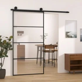 Schiebetür-Glasbeschlag-Set ESG-Aluminium 102,5x205 cm von vidaXL, Türen für zu Hause - Ref: Foro24-3152150, Preis: 272,73 €,...