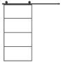 Schiebetür-Glasbeschlag-Set ESG-Aluminium 102,5x205 cm von vidaXL, Türen für zu Hause - Ref: Foro24-3152150, Preis: 266,71 €,...