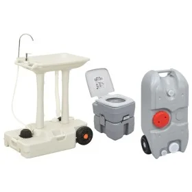 Portable camping toilet with sink and water tank. by vidaXL, Camping and hiking - Ref: Foro24-3154914, Price: 432,49 €, Disco...