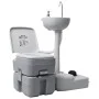 Toilet set with sink and portable water tank for camping by vidaXL, Camping and hiking - Ref: Foro24-3154905, Price: 441,47 €...