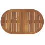 Set comedor de jardín plegable 5 piezas madera maciza de acacia