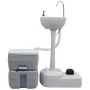 Toilet set with sink and portable water tank for camping by vidaXL, Camping and hiking - Ref: Foro24-3154905, Price: 441,47 €...