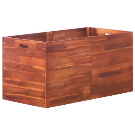 Arriate de madera de acacia 100x50x50 cm en Maceteros y jardineras | Comprar online en Foro24