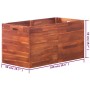 Arriate de madera de acacia 100x50x50 cm en Maceteros y jardineras | Comprar online en Foro24