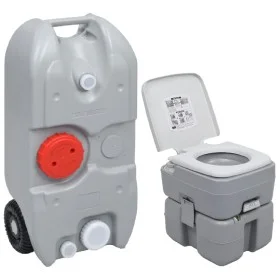 Portable toilet and water tank set for camping by vidaXL, Camping and hiking - Ref: Foro24-3154902, Price: 236,52 €, Discount: %