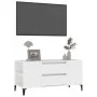 Weißer TV-Schrank aus Sperrholz, 102 x 44,5 x 50 cm von vidaXL, TV-Möbel - Ref: Foro24-819604, Preis: 62,96 €, Rabatt: %