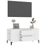 Mueble para TV madera contrachapada blanco 102x44,5x50 cm de vidaXL, Muebles TV - Ref: Foro24-819604, Precio: 63,45 €, Descue...
