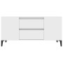 Weißer TV-Schrank aus Sperrholz, 102 x 44,5 x 50 cm von vidaXL, TV-Möbel - Ref: Foro24-819604, Preis: 63,51 €, Rabatt: %