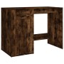 Schreibtisch aus geräuchertem Eichensperrholz, 100 x 49 x 75 cm von vidaXL, Schreibtische - Ref: Foro24-816789, Preis: 69,25 ...