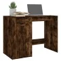 Schreibtisch aus geräuchertem Eichensperrholz, 100 x 49 x 75 cm von vidaXL, Schreibtische - Ref: Foro24-816789, Preis: 67,35 ...