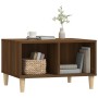Couchtisch aus braunem Eichensperrholz, 60 x 50 x 36,5 cm von vidaXL, Couchtisch - Ref: Foro24-821035, Preis: 31,44 €, Rabatt: %