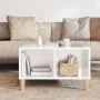 Couchtisch aus Sperrholz glänzend weiß 60x50x36,5 cm von vidaXL, Couchtisch - Ref: Foro24-821030, Preis: 51,41 €, Rabatt: %