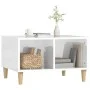 Couchtisch aus Sperrholz glänzend weiß 60x50x36,5 cm von vidaXL, Couchtisch - Ref: Foro24-821030, Preis: 51,39 €, Rabatt: %