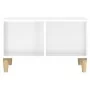 Couchtisch aus Sperrholz glänzend weiß 60x50x36,5 cm von vidaXL, Couchtisch - Ref: Foro24-821030, Preis: 51,41 €, Rabatt: %