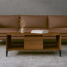 Couchtisch aus braunem Eichensperrholz, 90 x 50 x 36,5 cm von vidaXL, Couchtisch - Ref: Foro24-821075, Preis: 49,21 €, Rabatt: %