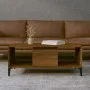 Couchtisch aus braunem Eichensperrholz, 90 x 50 x 36,5 cm von vidaXL, Couchtisch - Ref: Foro24-821075, Preis: 49,21 €, Rabatt: %