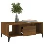 Couchtisch aus braunem Eichensperrholz, 90 x 50 x 36,5 cm von vidaXL, Couchtisch - Ref: Foro24-821075, Preis: 49,21 €, Rabatt: %
