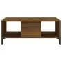 Couchtisch aus braunem Eichensperrholz, 90 x 50 x 36,5 cm von vidaXL, Couchtisch - Ref: Foro24-821075, Preis: 49,21 €, Rabatt: %