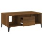 Oak brown plywood coffee table 90x50x36.5 cm by vidaXL, Coffee table - Ref: Foro24-821075, Price: 49,21 €, Discount: %