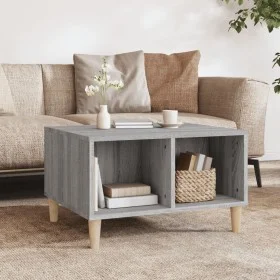 Sonoma-Couchtisch aus grauem Sperrholz, 60 x 50 x 36,5 cm von vidaXL, Couchtisch - Ref: Foro24-821034, Preis: 35,04 €, Rabatt: %