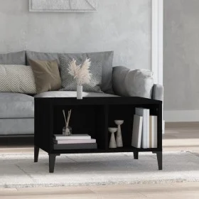 Mesa de centro madera contrachapada negro 60x50x36,5 cm de vidaXL, Mesas de centro - Ref: Foro24-821037, Precio: 38,57 €, Des...