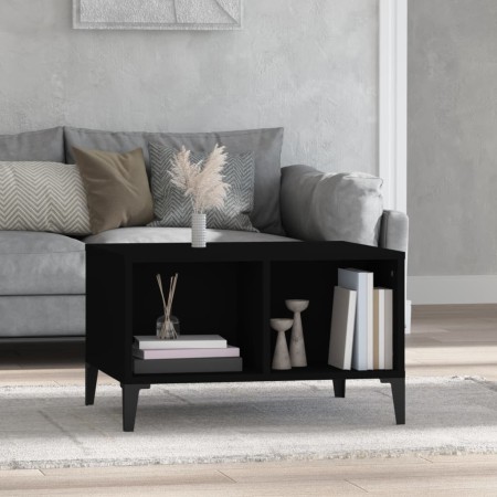 Mesa de centro madera contrachapada negro 60x50x36,5 cm de vidaXL, Mesas de centro - Ref: Foro24-821037, Precio: 40,69 €, Des...
