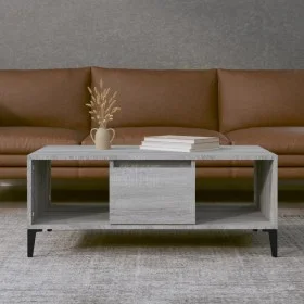 Sonoma-Couchtisch aus grauem Sperrholz, 90 x 50 x 36,5 cm von vidaXL, Couchtisch - Ref: Foro24-821074, Preis: 69,74 €, Rabatt: %