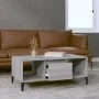 Sonoma gray plywood coffee table 90x50x36.5 cm by vidaXL, Coffee table - Ref: Foro24-821074, Price: 69,74 €, Discount: %