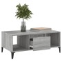 Mesa de centro madera contrachapada gris Sonoma 90x50x36,5 cm de vidaXL, Mesas de centro - Ref: Foro24-821074, Precio: 70,49 €