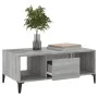 Sonoma gray plywood coffee table 90x50x36.5 cm by vidaXL, Coffee table - Ref: Foro24-821074, Price: 69,74 €, Discount: %