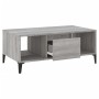 Mesa de centro madera contrachapada gris Sonoma 90x50x36,5 cm de vidaXL, Mesas de centro - Ref: Foro24-821074, Precio: 70,49 €