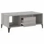 Sonoma gray plywood coffee table 90x50x36.5 cm by vidaXL, Coffee table - Ref: Foro24-821074, Price: 69,74 €, Discount: %