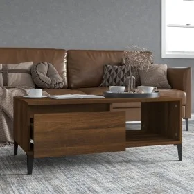 Couchtisch aus braunem Eichensperrholz, 90 x 50 x 36,5 cm von vidaXL, Couchtisch - Ref: Foro24-821059, Preis: 71,56 €, Rabatt: %