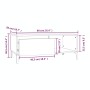 Couchtisch aus braunem Eichensperrholz, 90 x 50 x 36,5 cm von vidaXL, Couchtisch - Ref: Foro24-821059, Preis: 72,43 €, Rabatt: %