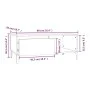 Couchtisch aus braunem Eichensperrholz, 90 x 50 x 36,5 cm von vidaXL, Couchtisch - Ref: Foro24-821059, Preis: 71,56 €, Rabatt: %