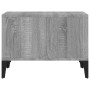 Mesa de centro madera contrachapada gris Sonoma 60x50x36,5 cm de vidaXL, Mesas de centro - Ref: Foro24-821042, Precio: 40,81 ...