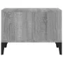 Sonoma-Couchtisch aus grauem Sperrholz, 60 x 50 x 36,5 cm von vidaXL, Couchtisch - Ref: Foro24-821042, Preis: 40,50 €, Rabatt: %