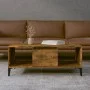 Couchtisch aus geräuchertem Eichensperrholz, 90 x 50 x 36,5 cm von vidaXL, Couchtisch - Ref: Foro24-821073, Preis: 70,07 €, R...