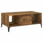 Couchtisch aus geräuchertem Eichensperrholz, 90 x 50 x 36,5 cm von vidaXL, Couchtisch - Ref: Foro24-821073, Preis: 70,07 €, R...