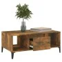 Couchtisch aus geräuchertem Eichensperrholz, 90 x 50 x 36,5 cm von vidaXL, Couchtisch - Ref: Foro24-821073, Preis: 70,07 €, R...