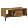 Couchtisch aus geräuchertem Eichensperrholz, 90 x 50 x 36,5 cm von vidaXL, Couchtisch - Ref: Foro24-821073, Preis: 70,07 €, R...